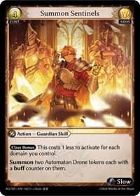 Summon Sentinels - Grand Archive TCG Alchemical Revolution Starter Decks trading card