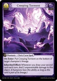 Creeping Torment - Grand Archive TCG Alchemical Revolution Starter Decks trading card