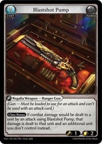 Blastshot Pump - Grand Archive TCG Promotional Cards trading card