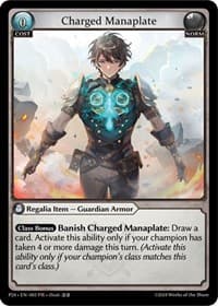 Charged Manaplate - Grand Archive TCG Promotional Cards trading card