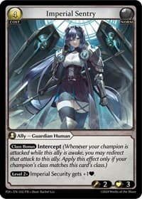 Imperial Sentry - Grand Archive TCG Promotional Cards trading card