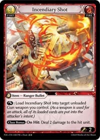 Incendiary Shot - Grand Archive TCG Promotional Cards trading card