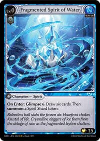 Fragmented Spirit of Water - Grand Archive TCG Mercurial Heart trading card