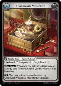 Clockwork Musicbox - Grand Archive TCG Mercurial Heart trading card
