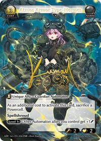 Atmos Armor Type-Hermes (CSR) - Grand Archive TCG Mercurial Heart trading card