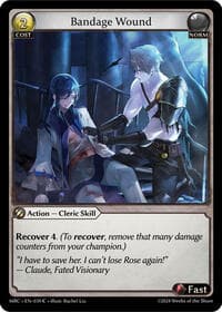Bandage Wound - Grand Archive TCG Mercurial Heart trading card