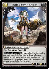 Bertha, Spry Howitzer - Grand Archive TCG Mercurial Heart trading card
