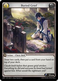 Buried Grief - Grand Archive TCG Mercurial Heart trading card