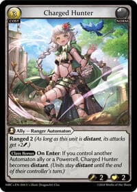 Charged Hunter - Grand Archive TCG Mercurial Heart trading card