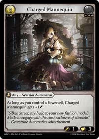 Charged Mannequin - Grand Archive TCG Mercurial Heart trading card