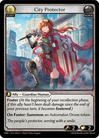 City Protector - Grand Archive TCG Mercurial Heart trading card
