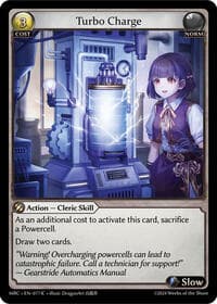 Turbo Charge - Grand Archive TCG Mercurial Heart trading card