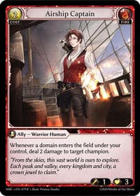 Airship Captain - Grand Archive TCG Mercurial Heart trading card