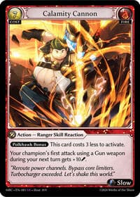 Calamity Cannon - Grand Archive TCG Mercurial Heart trading card