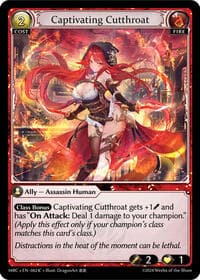 Captivating Cutthroat - Grand Archive TCG Mercurial Heart trading card