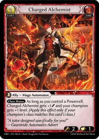Charged Alchemist - Grand Archive TCG Mercurial Heart trading card