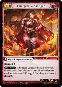 Charged Gunslinger - Grand Archive TCG Mercurial Heart trading card