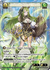 Andronika, Eternal Herald (CSR) - Grand Archive TCG Mercurial Heart trading card