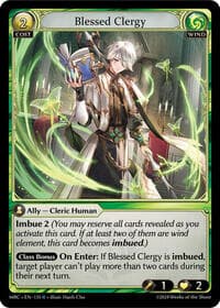 Blessed Clergy - Grand Archive TCG Mercurial Heart trading card