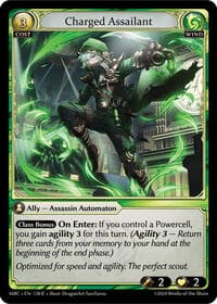 Charged Assailant - Grand Archive TCG Mercurial Heart trading card
