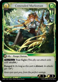 Concealed Marksman - Grand Archive TCG Mercurial Heart trading card