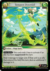 Tempest Downfall - Grand Archive TCG Mercurial Heart trading card