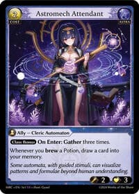 Astromech Attendant - Grand Archive TCG Mercurial Heart trading card