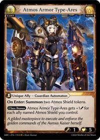 Atmos Armor Type-Ares - Grand Archive TCG Mercurial Heart trading card