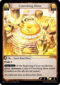 Convoking Slime - Grand Archive TCG Mercurial Heart trading card