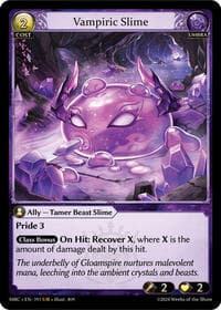 Vampiric Slime - Grand Archive TCG Mercurial Heart trading card