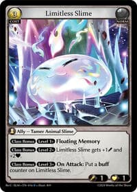 Limitless Slime - Grand Archive TCG Silvie Re:Collection, Slime Sovereign trading card