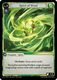 Spirit of Wind - Grand Archive TCG Tristan Re:Collection, Shadowdancer trading card