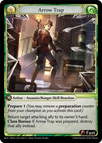 Arrow Trap - Grand Archive TCG Tristan Re:Collection, Shadowdancer trading card