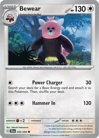 Bewear - Pokemon SV: Shrouded Fable trading card