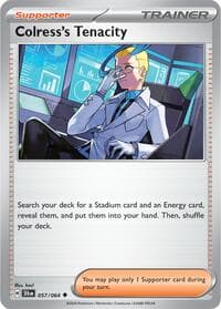 Colress's Tenacity - Pokemon SV: Shrouded Fable trading card