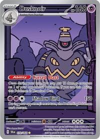 Dusknoir - Pokemon SV: Shrouded Fable trading card