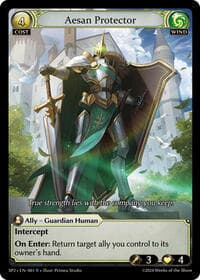 Aesan Protector - Grand Archive TCG Supporter Pack 2 trading card