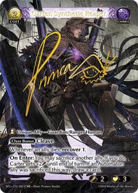 Carter, Synthetic Reaper (CSR) - Grand Archive TCG Supporter Pack 2 trading card