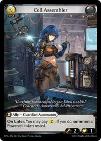 Cell Assembler - Grand Archive TCG Supporter Pack 2 trading card