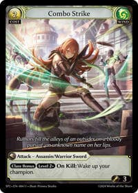 Combo Strike - Grand Archive TCG Supporter Pack 2 trading card