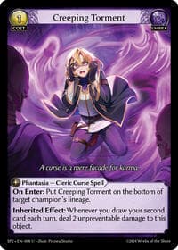 Creeping Torment - Grand Archive TCG Supporter Pack 2 trading card