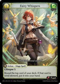 Fairy Whispers - Grand Archive TCG Supporter Pack 2 trading card