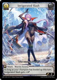Invigorated Slash - Grand Archive TCG Supporter Pack 2 trading card