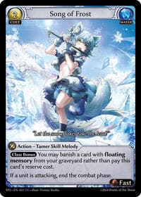 Song of Frost - Grand Archive TCG Supporter Pack 2 trading card