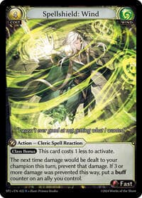 Spellshield: Wind - Grand Archive TCG Supporter Pack 2 trading card