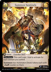 Summon Sentinels - Grand Archive TCG Supporter Pack 2 trading card
