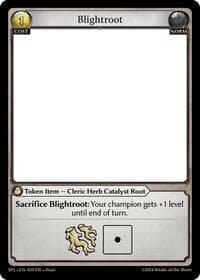 Blightroot - Grand Archive TCG Supporter Pack 2 trading card