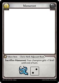 Manaroot - Grand Archive TCG Supporter Pack 2 trading card