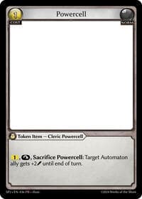 Powercell - Grand Archive TCG Supporter Pack 2 trading card