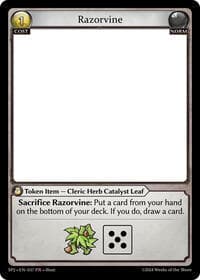 Razorvine - Grand Archive TCG Supporter Pack 2 trading card